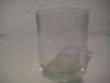 holder for tealights or votivs transparent 