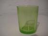 holder for tealights or votivs rainbow green 