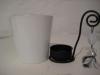holder for tealights or votivs with insert, white 