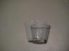 holder for tealights or votivs transparent, wide 